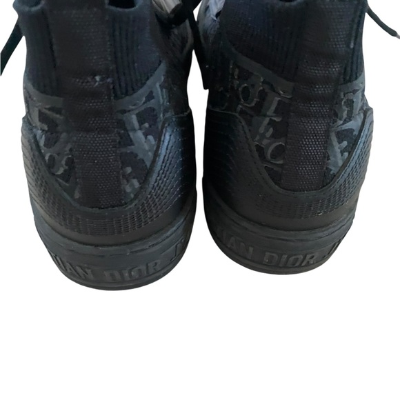 Dior Monogram Black Sneakers - Picture 4 of 12